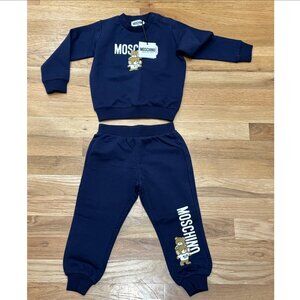 Moschino Teddy Logo sweatshirt tracksuit set
